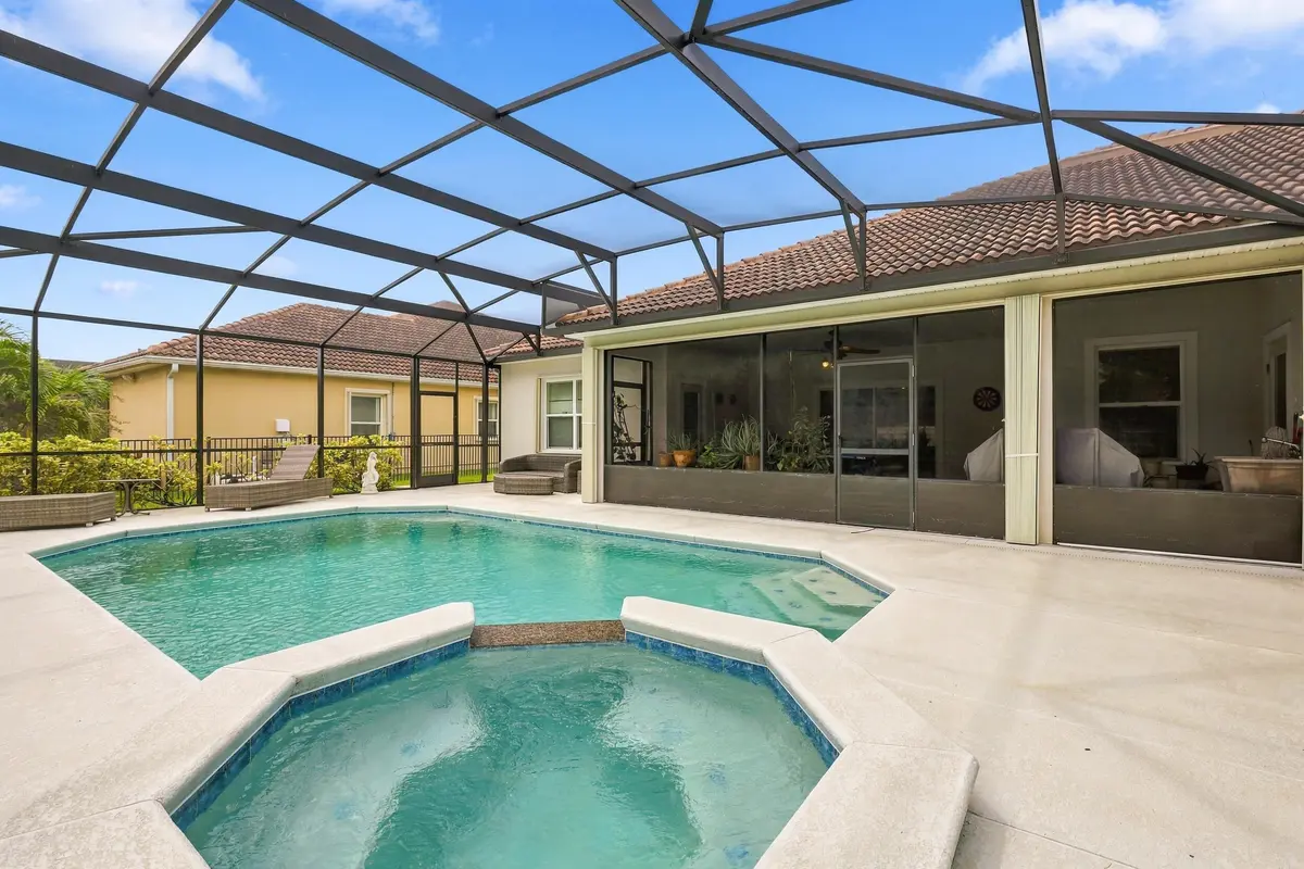 pool at 11490 SW AVENTINO Drive, Port St. Lucie
