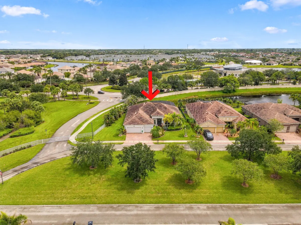 Drone at 11490 SW AVENTINO Drive, Port St. Lucie