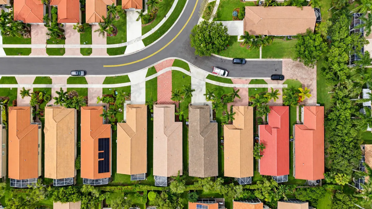 Aerial at 9676 CHERRY BLOSSOM Court, Boynton Beach