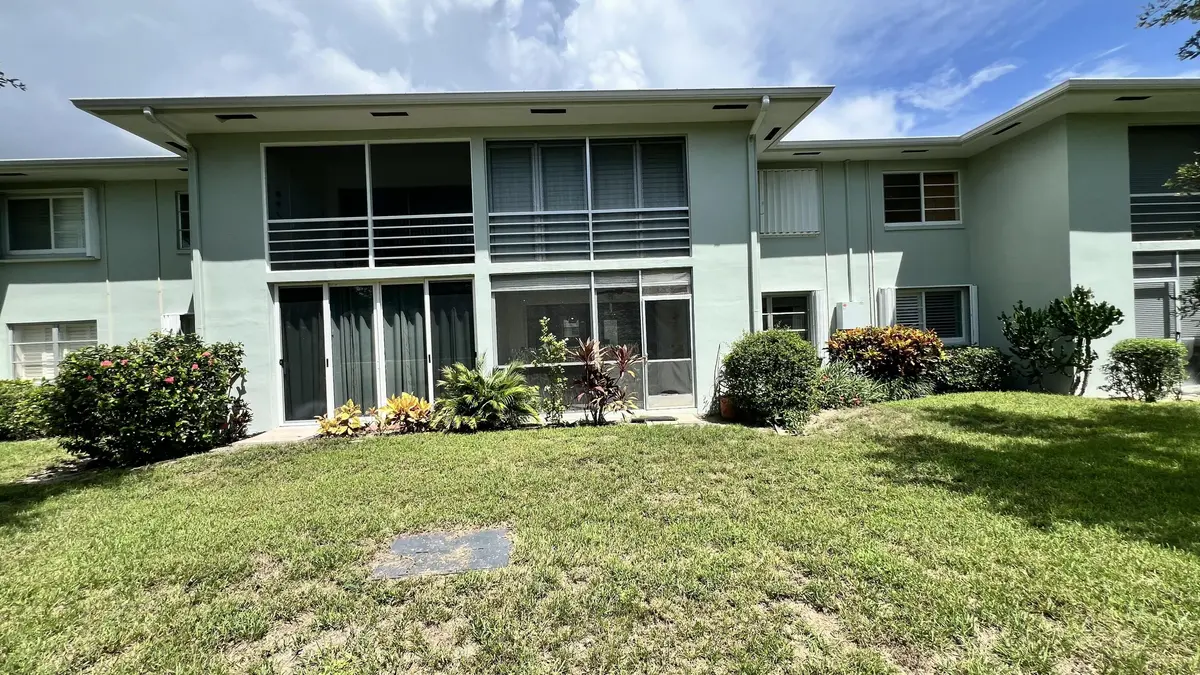 Back Yard at 2440 SW 22nd Avenue 707, Delray Beach