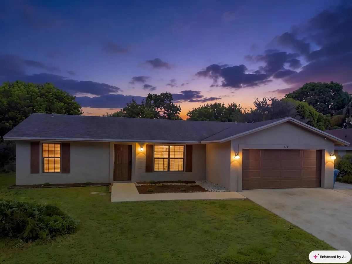 Front Dusk at 234 La Mancha Avenue, Royal Palm Beach