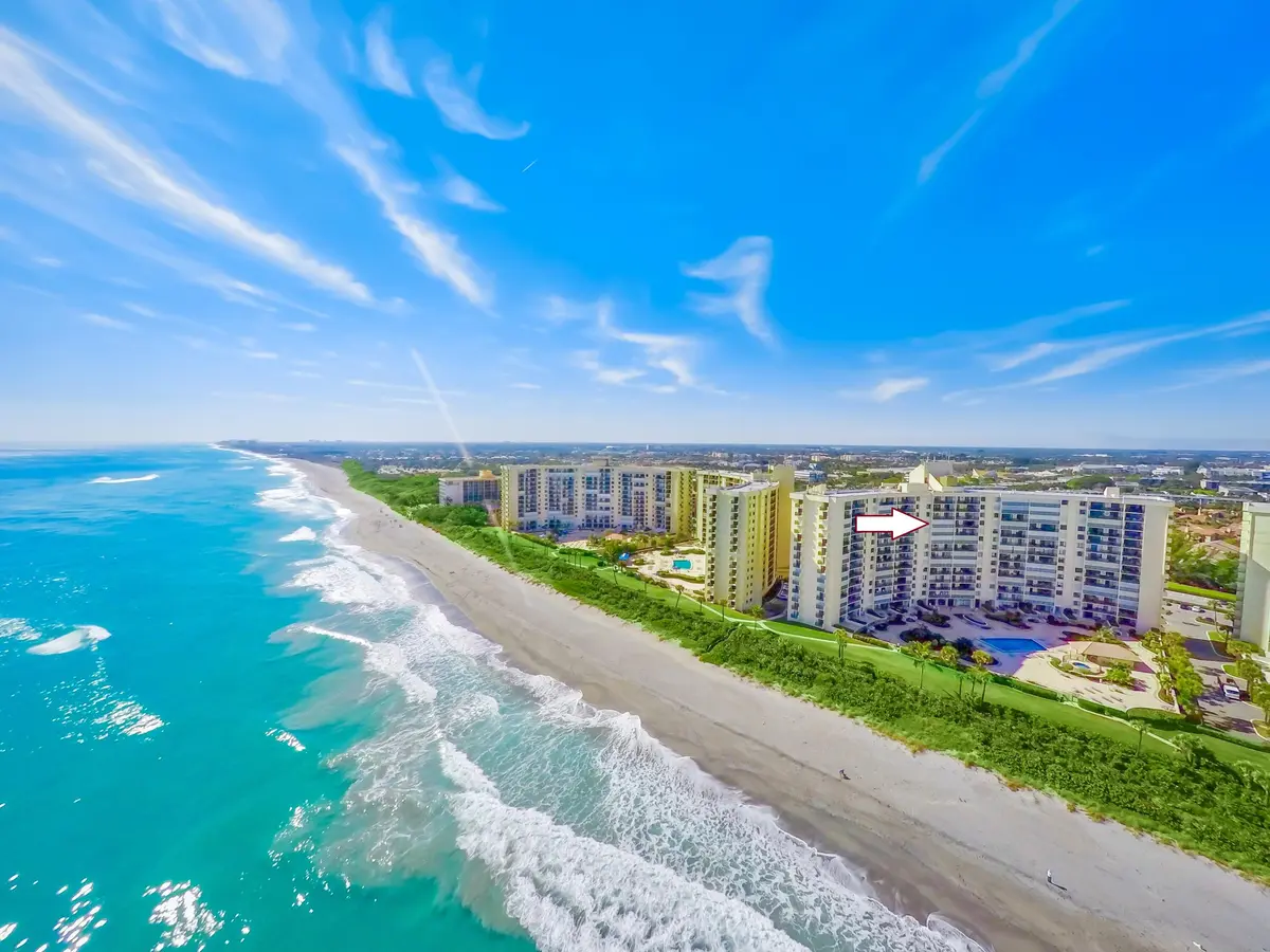 Aerial with marker 1105 at 300 OCEAN TRAIL Way 1105, Jupiter