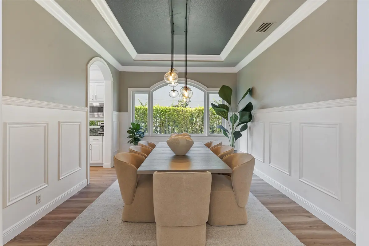 Dining Room at 432 Savoie Drive, Palm Beach Gardens