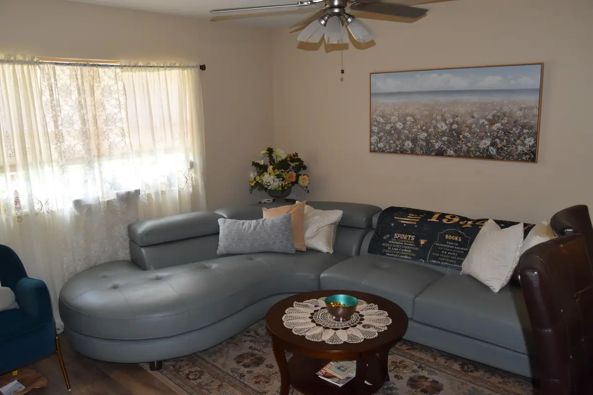 Living Room at 75 WATERFORD D, Delray Beach