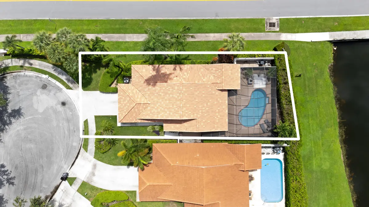 Aerial View at 2505 Iroquois Circle, West Palm Beach