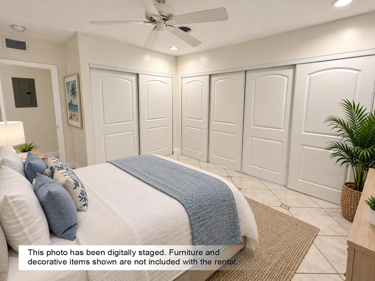 Primary Bedroom copy at 111 SE 7th Avenue D & C, Delray Beach