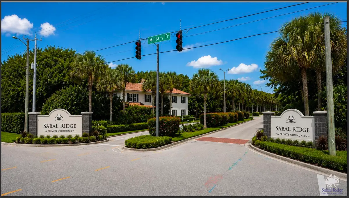 Sabal Ridge Updated Entry at 1701 Sabal Ridge Circle D, Palm Beach Gardens