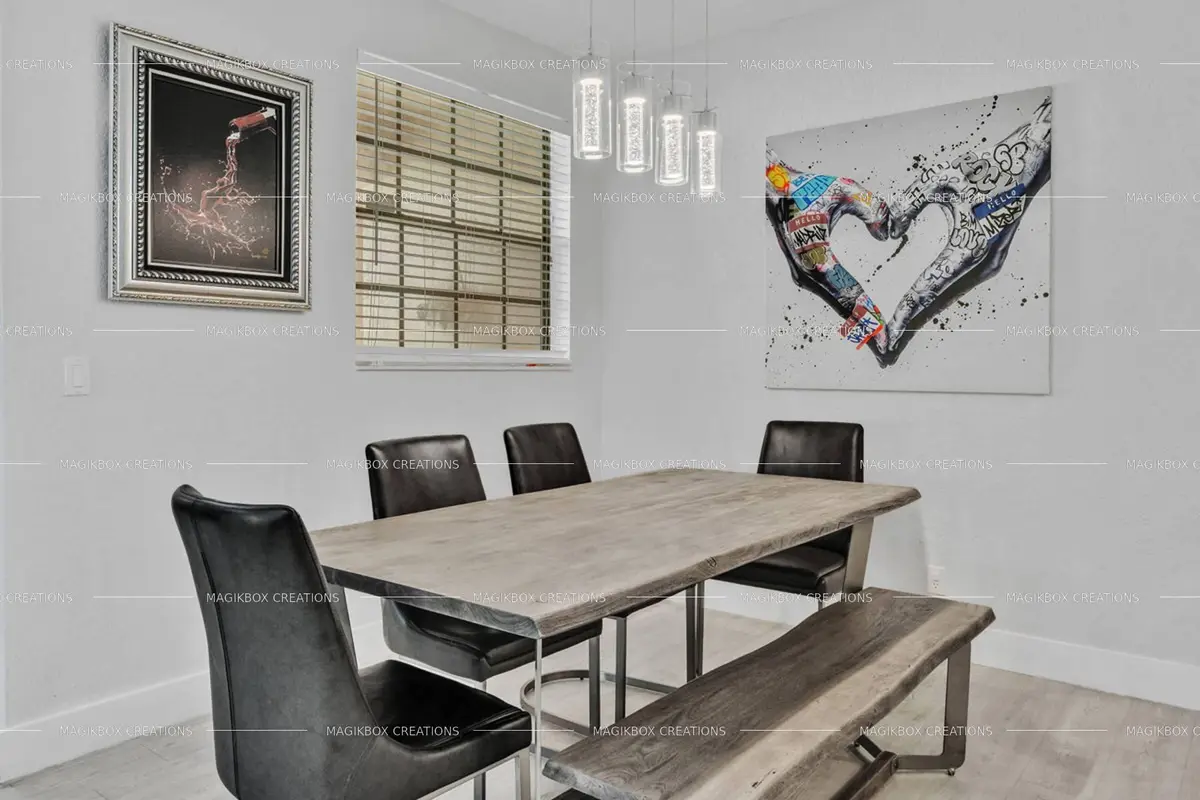 Dining Area at 6752 Montego Bay Boulevard Unit C, Boca Raton