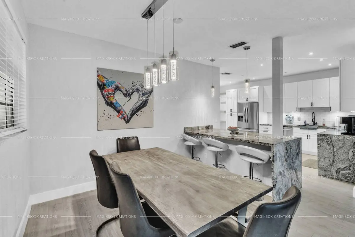 Dining Area at 6752 Montego Bay Boulevard Unit C, Boca Raton