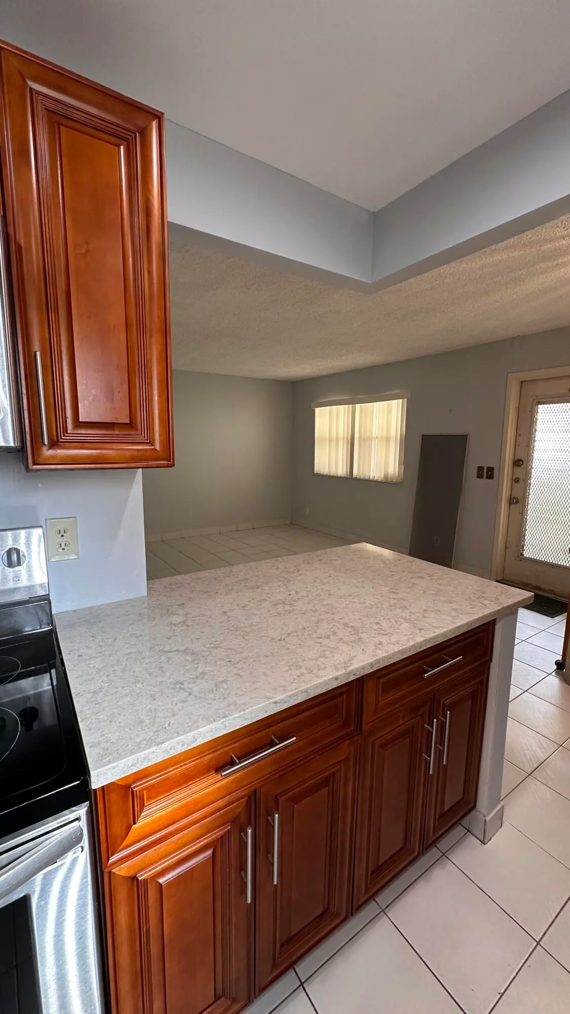Kitchen Island at 104 SAXONY C, Delray Beach