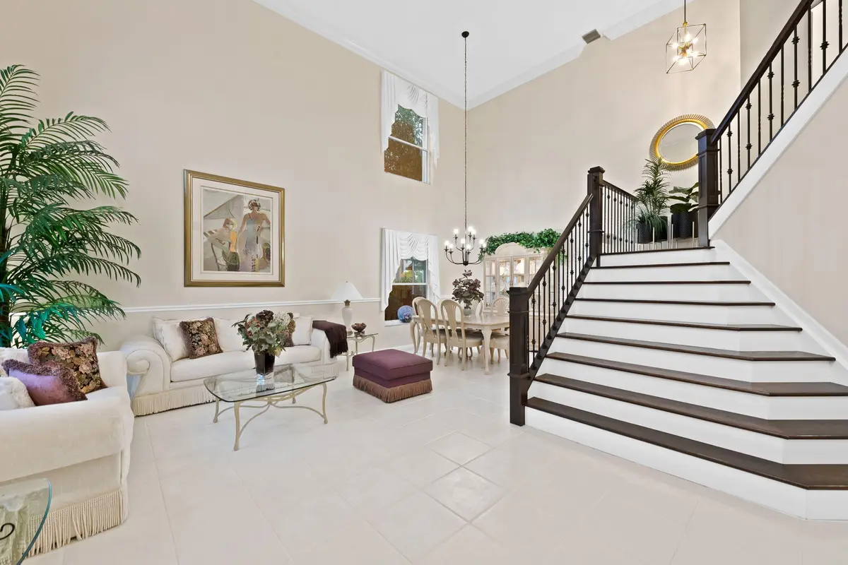 Foyer, Formal Living and Dining at 12621 YARDLEY Drive, Boca Raton
