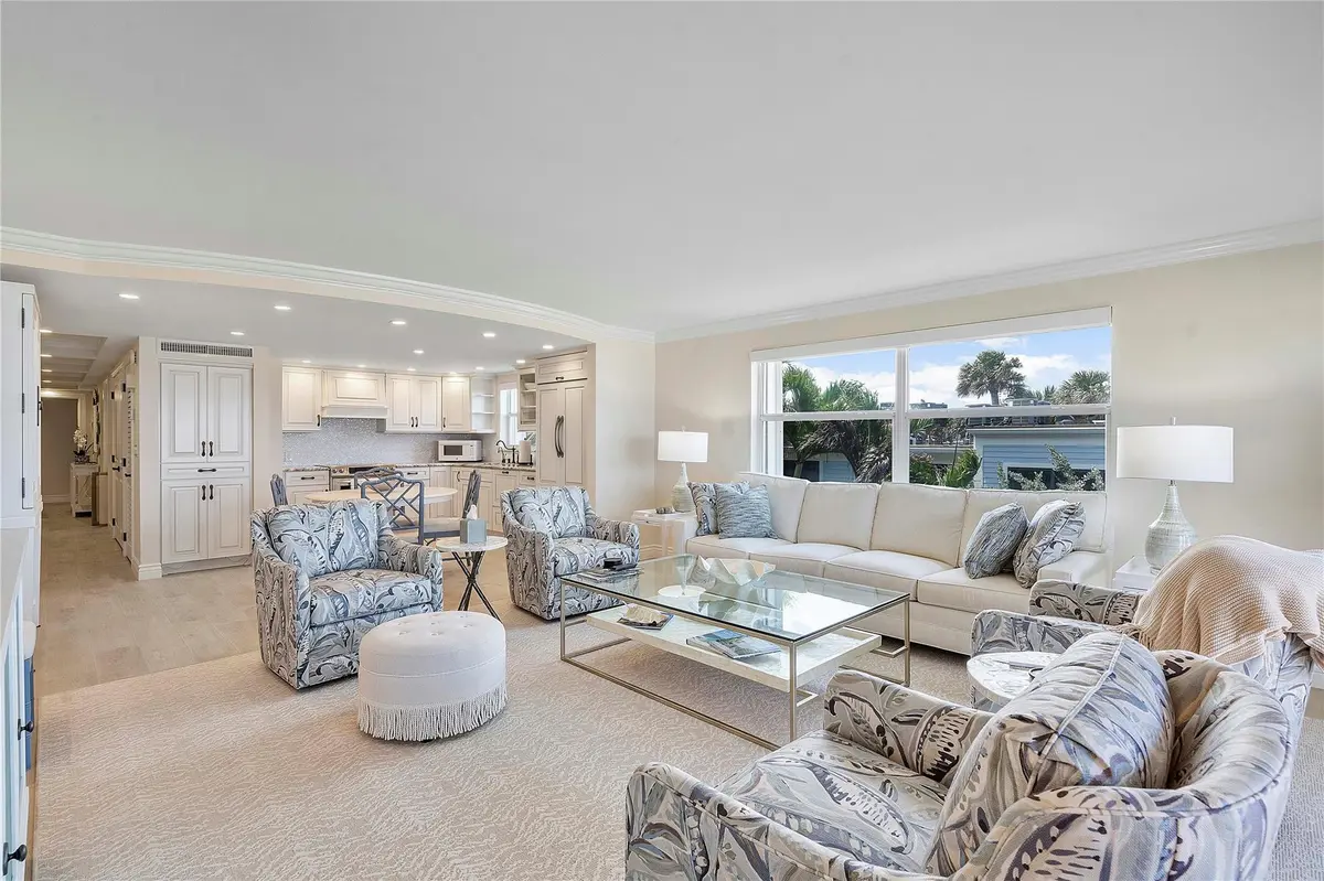 Living room at 1710 S OCEAN Lane 201, Fort Lauderdale