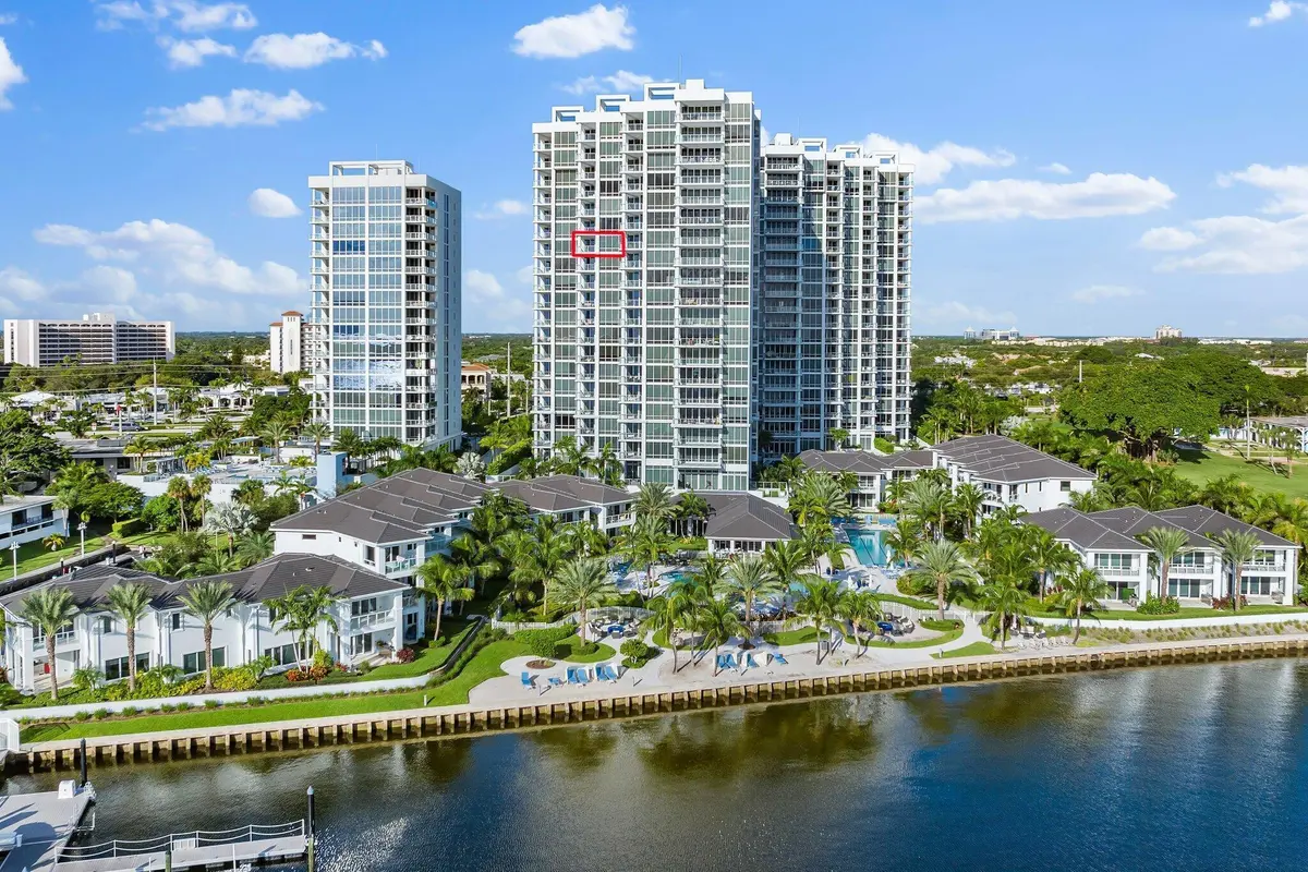 Rear Elevation at 2 WATER CLUB Way 1603, North Palm Beach