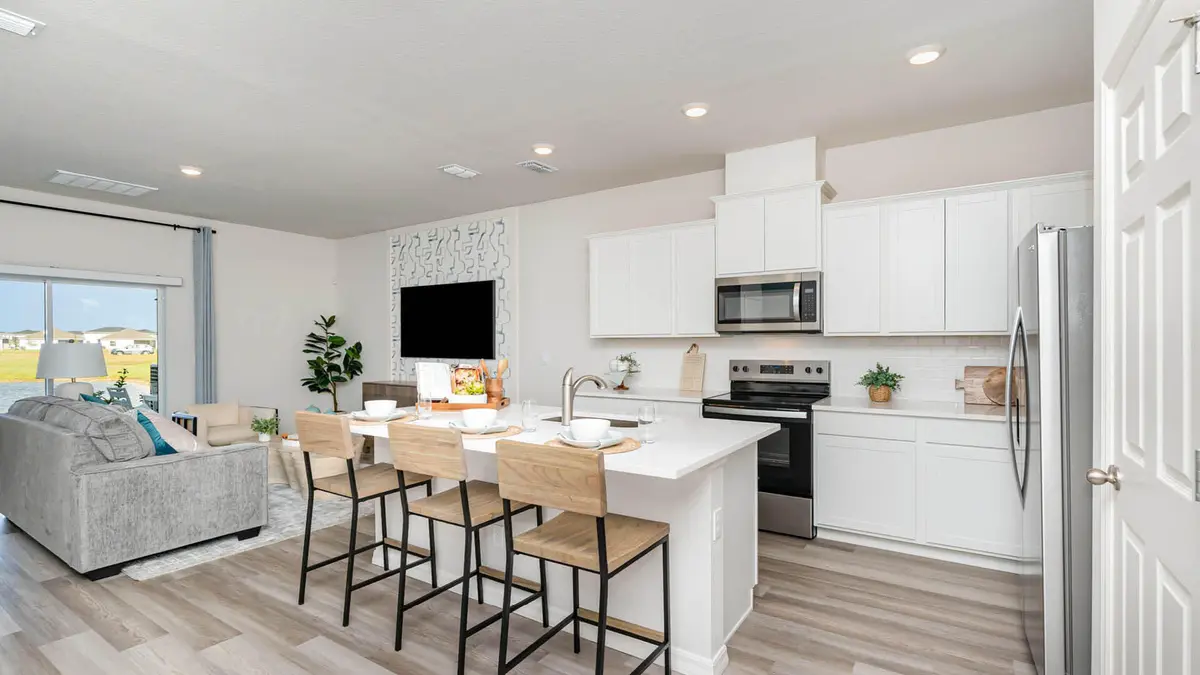 kitchen and living - Copy (2) at 12777 SW Forli Way, Port St. Lucie