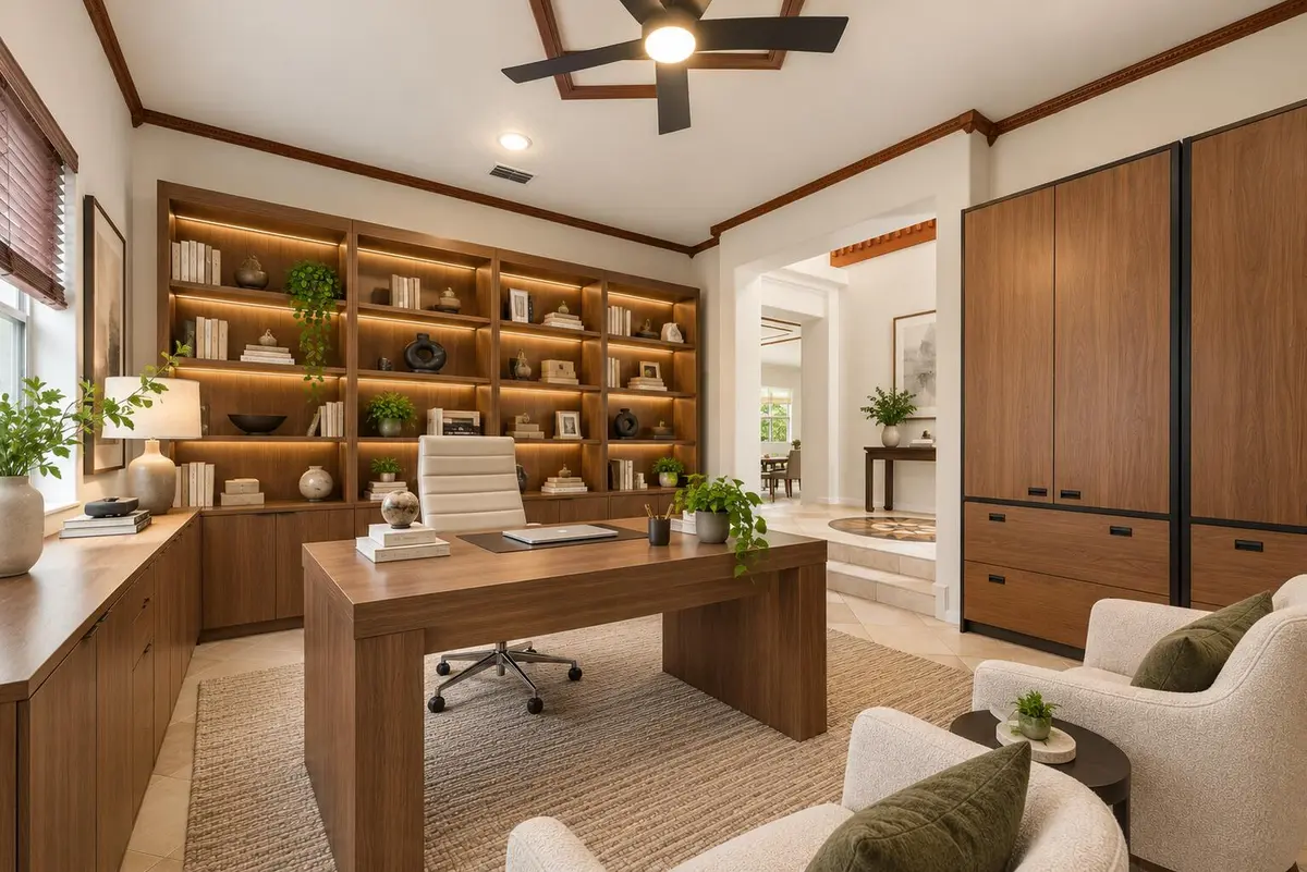 Virtually Staged Office 2 at 6755 Kaleb Way, Lake Worth