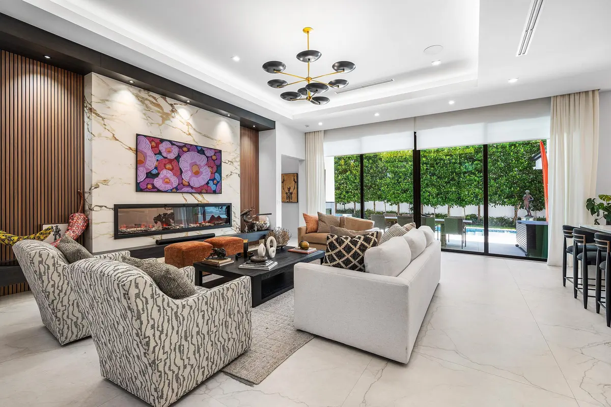 Living Room at 1030 NE 2nd Terrace, Boca Raton
