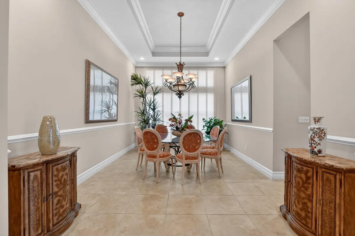 Dining room at 12133 Glacier Bay Drive, Boynton Beach