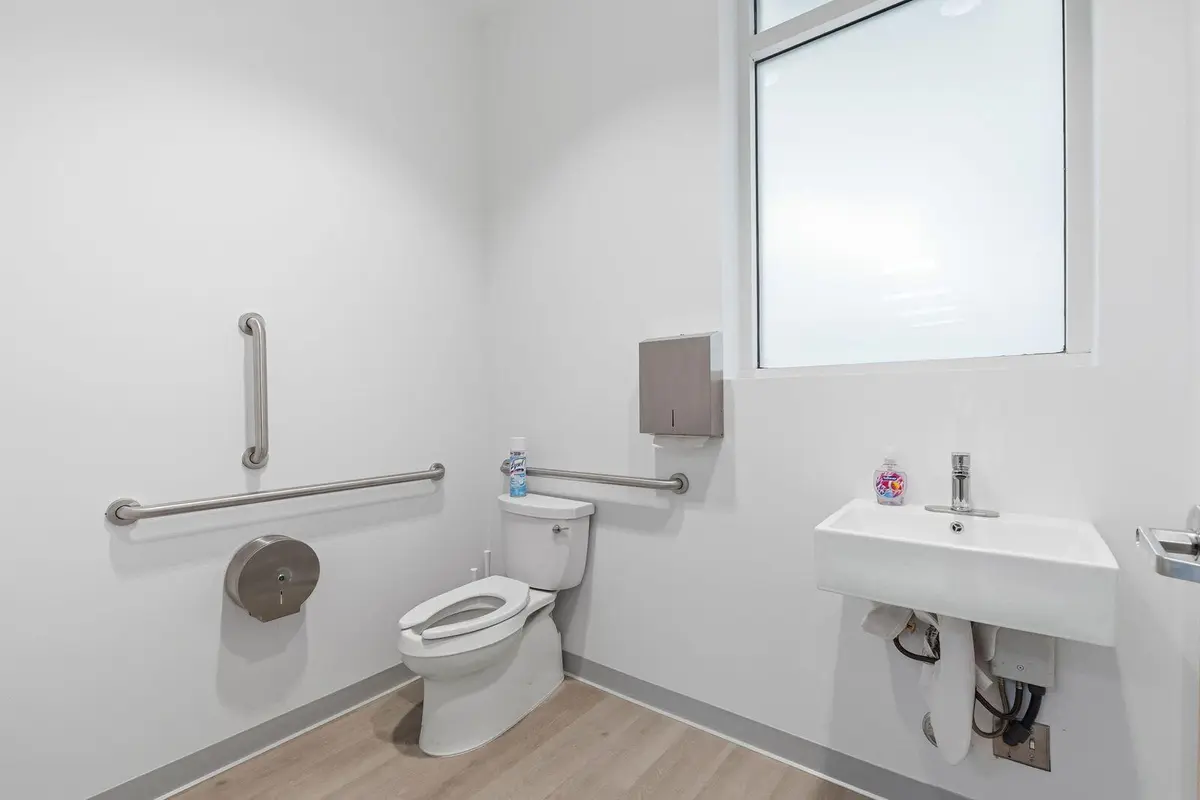 Single occ Restroom interior at 1300 S Dixie Highway #112 - #114, Lantana