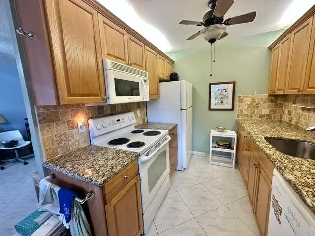 Kitchen at 1041 Guilford C, Boca Raton