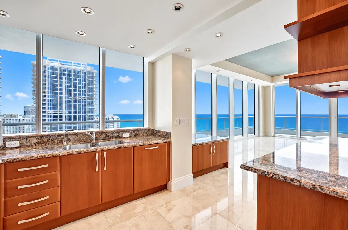 Oceanfront Kitchen at 1 N Fort Lauderdale Beach Boulevard 1801 / 1808, Fort Lauderdale