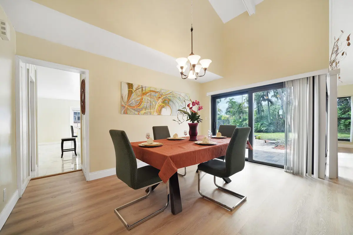 Dining Area at 6599 Pond Apple Road, Boca Raton