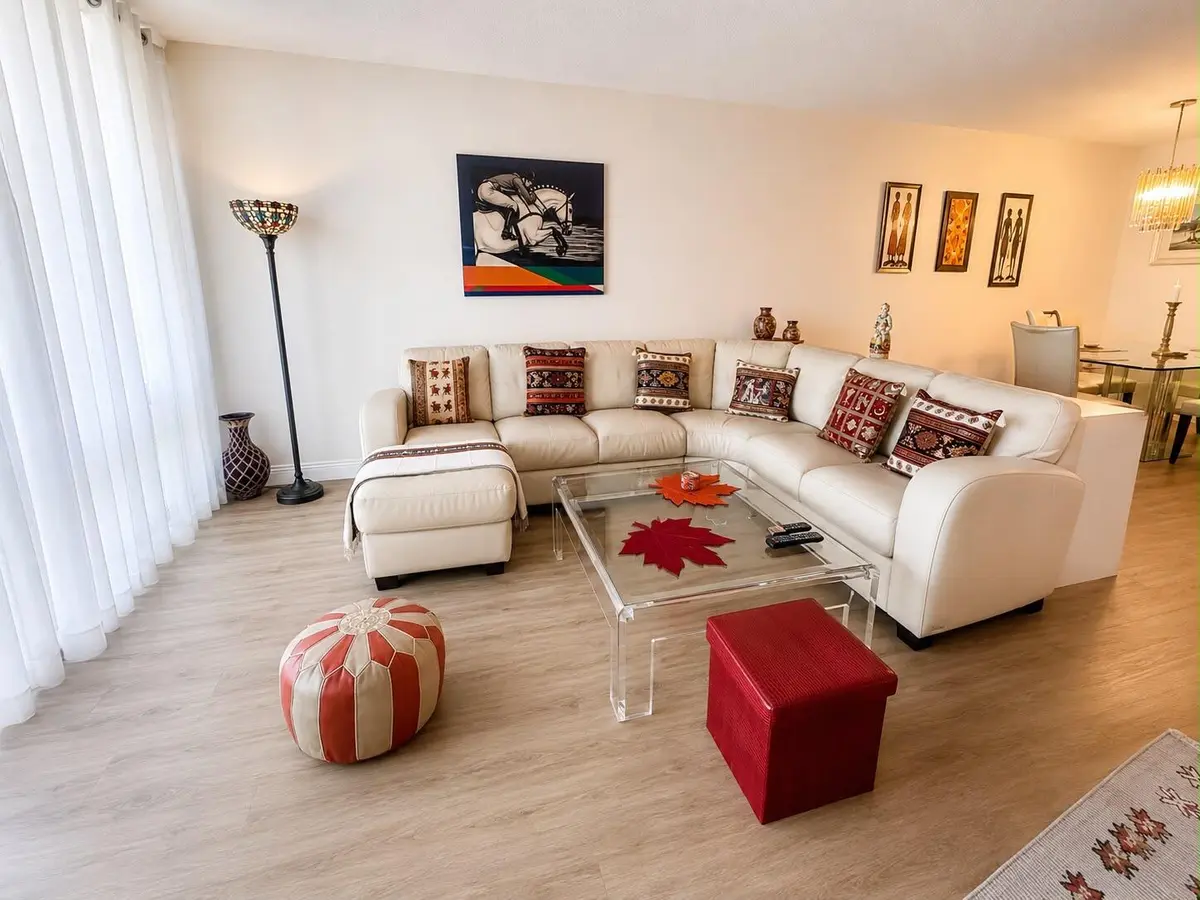 Living Room at 3090 N COURSE Drive 805, Pompano Beach