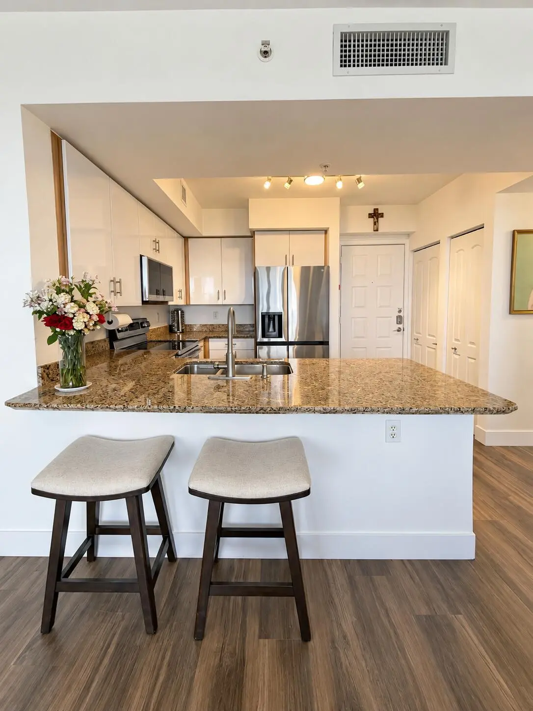 Kitchen at 1830 Radius Drive 708, Hollywood