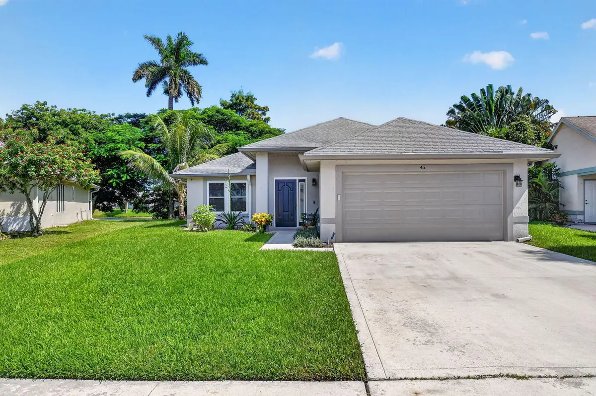 Exterior Front at 45 Heather Cove Drive, Boynton Beach