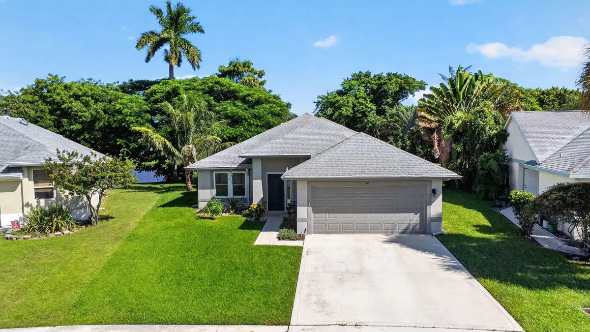 Exterior Front at 45 Heather Cove Drive, Boynton Beach