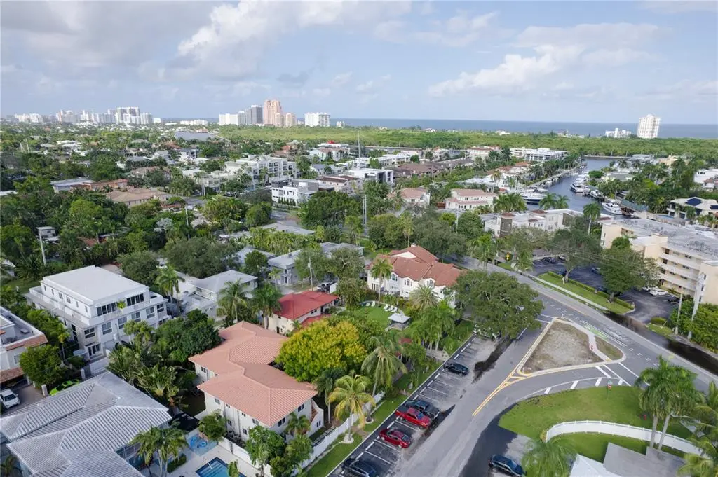 2625 drone view at 2625 NE 13TH Court 1, Fort Lauderdale