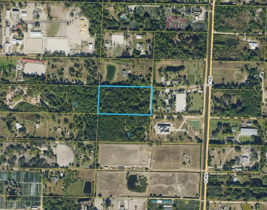 C Road Tax Map at 3501 C Road, Loxahatchee Groves