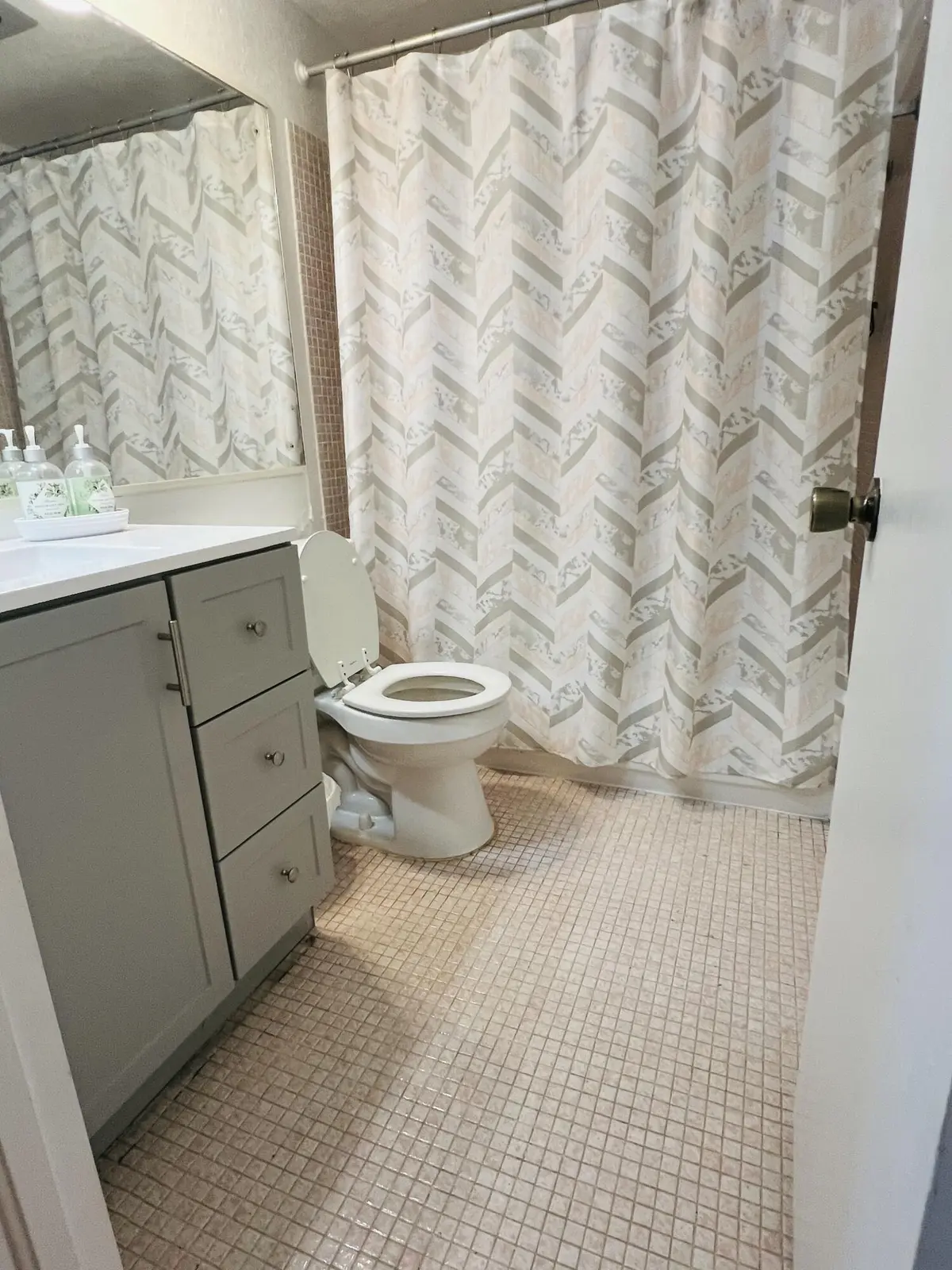 Spacious & Updated Bathroom at 42 COVENTRY B, West Palm Beach