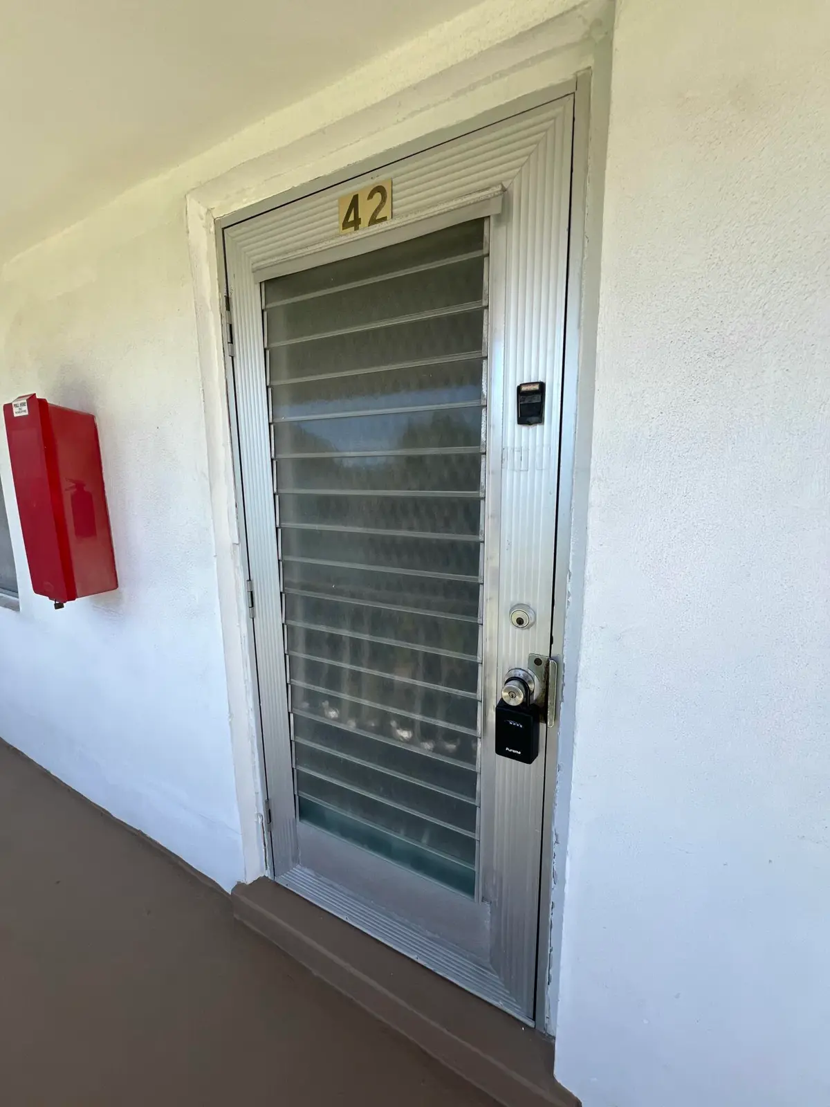 Outside of Door at 42 COVENTRY B, West Palm Beach
