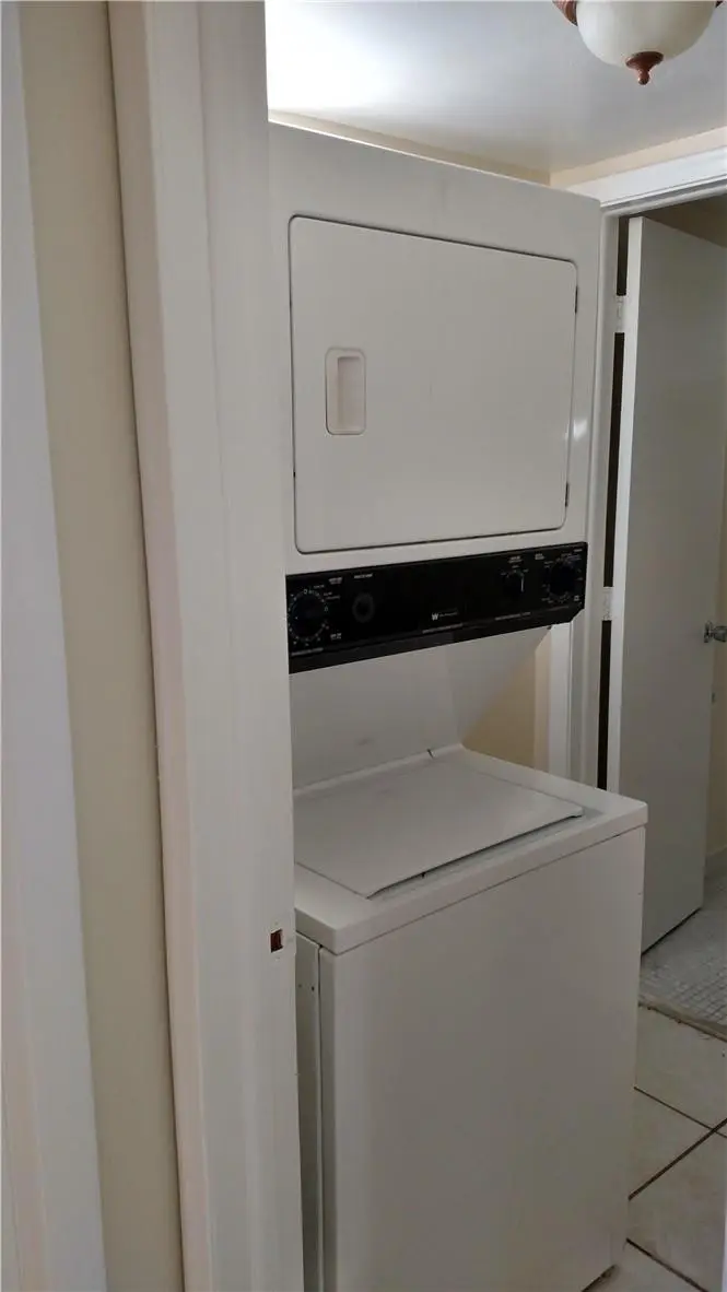 Washer and dryer in unit at 7200 NW 2nd Avenue 91, Boca Raton