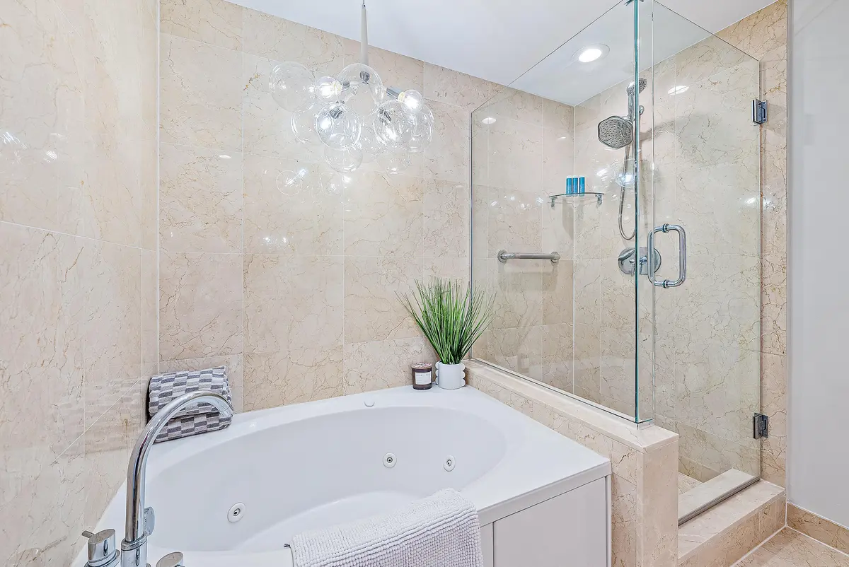 Primary Bathroom at 550 Okeechobee Boulevard 1615, West Palm Beach