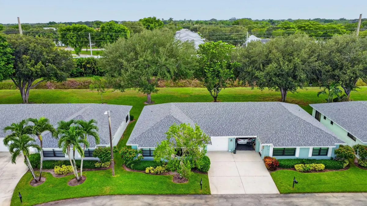 Aerial View at 9965 Papaya Tree Trail A, Boynton Beach