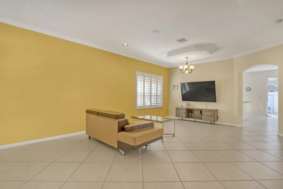 living area view at 4493 Lake Tahoe Circle, West Palm Beach