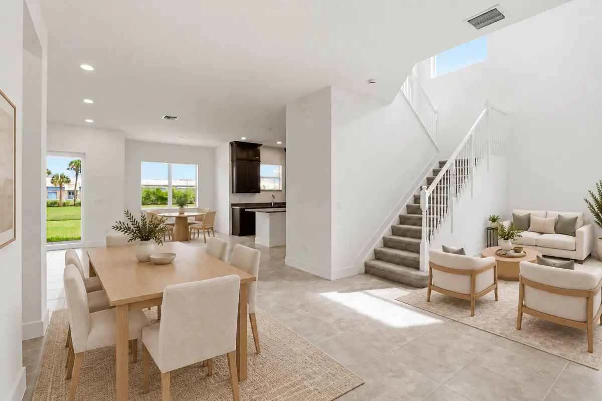 stairs at 13985 Spruce Pine Drive, Westlake