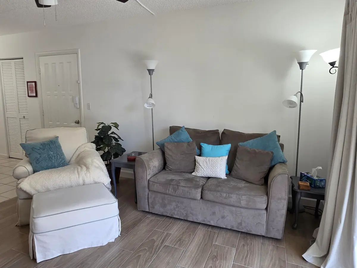 Family Room Furnishings at 3402 Gardens E Drive 14A, Palm Beach Gardens
