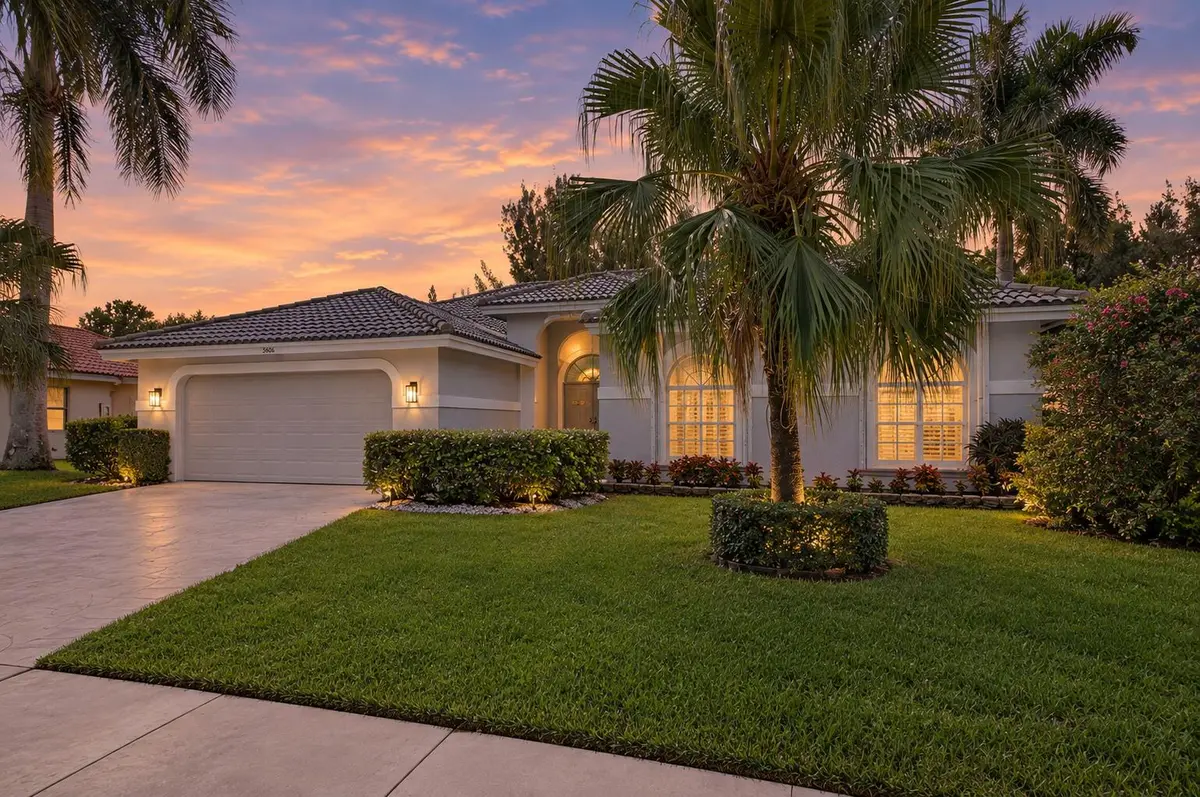 Dusk Photo at 5606 Aspen Ridge Circle, Delray Beach