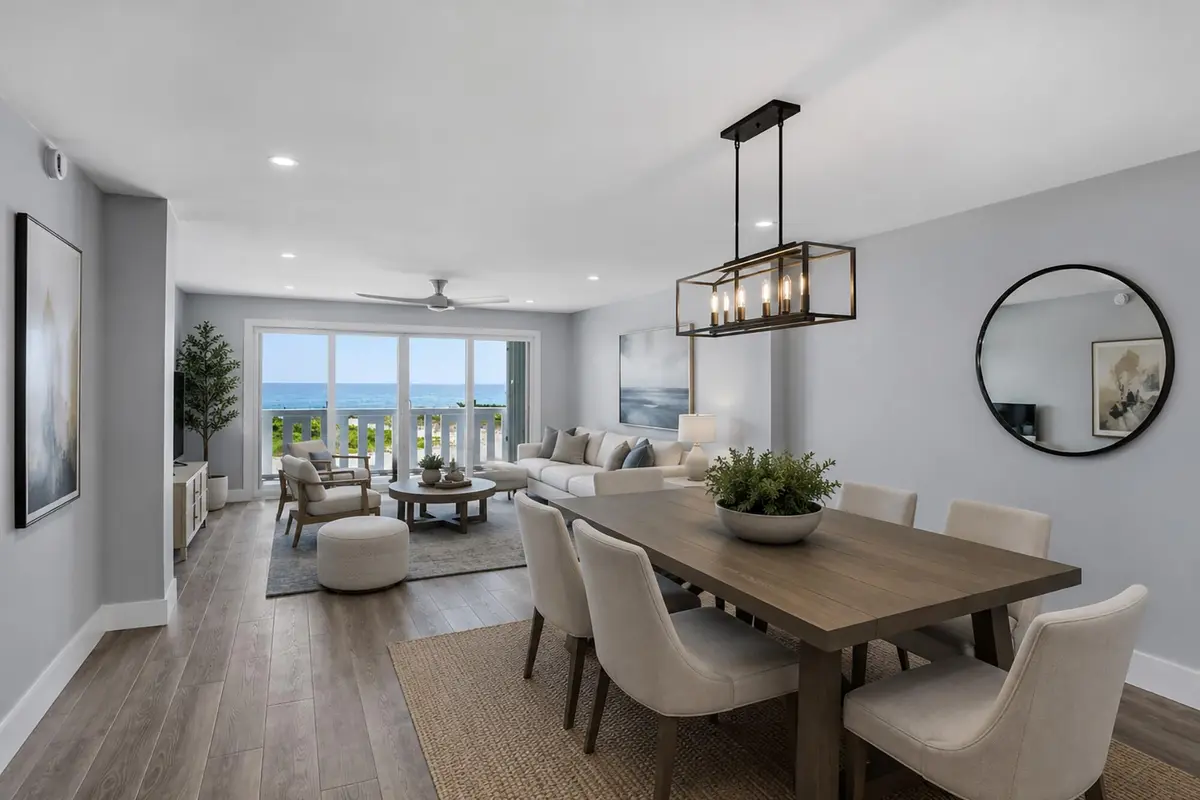 018-016-Living Dining-2000x1334 at 1012 N OCEAN Boulevard 202, Pompano Beach