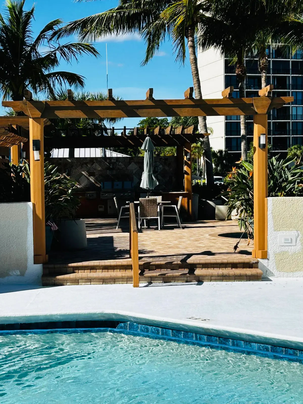 MARINA TOWER OUTDOOR KITCHEN at 108 Lakeshore Drive 141, North Palm Beach