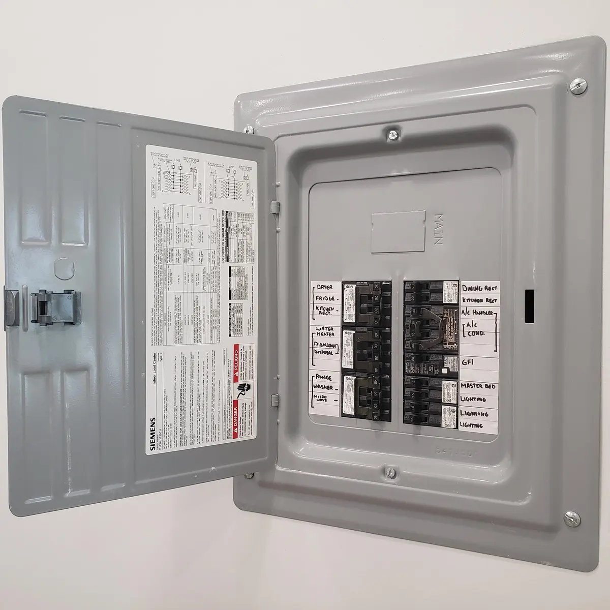 New Electric Panel at 912 Flanders S, Delray Beach