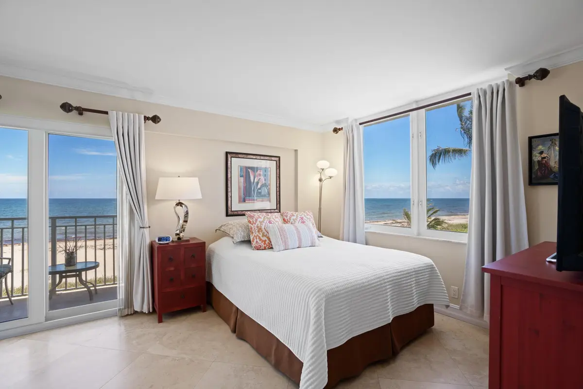 Primary Bedroom at 3301 S OCEAN Boulevard 109, Highland Beach