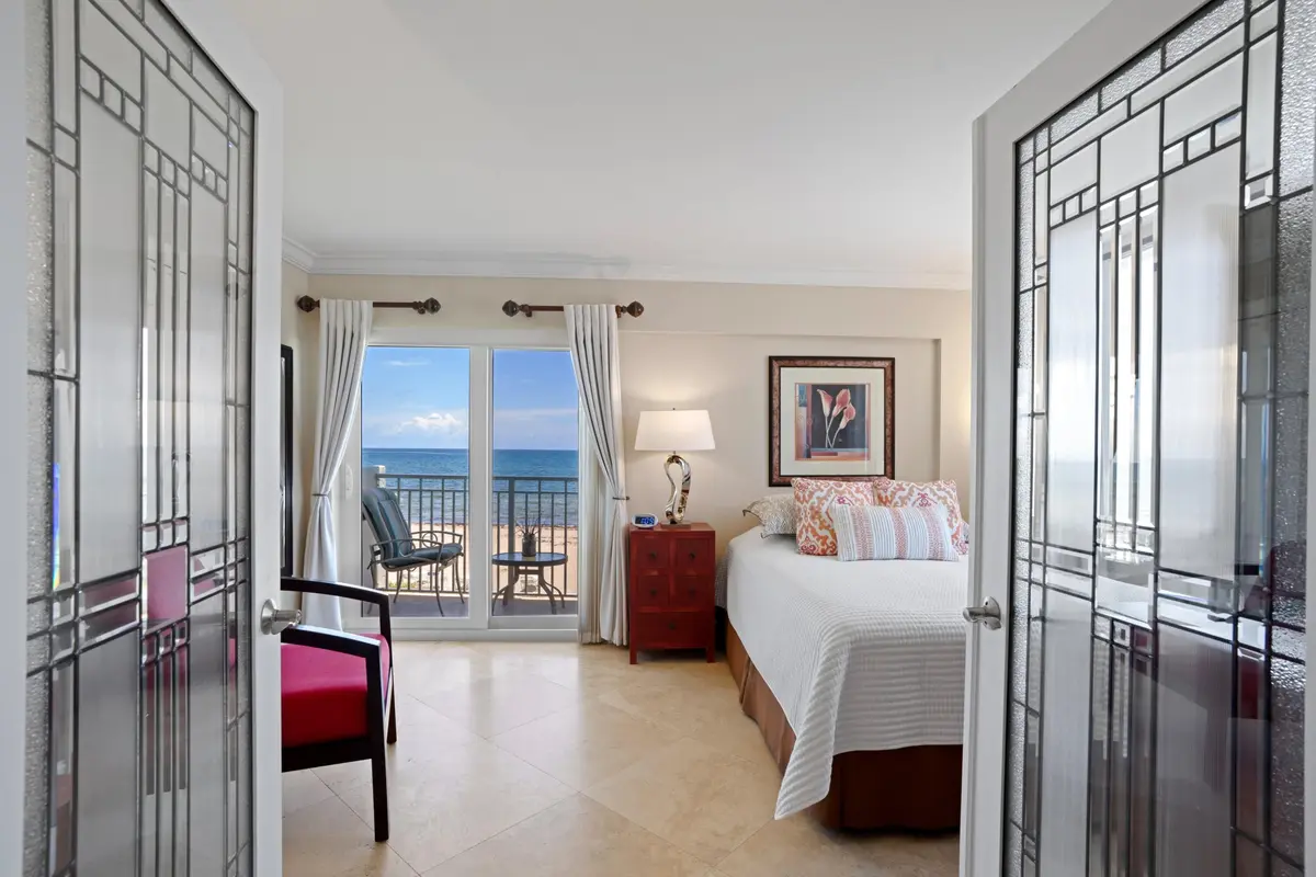 Primary Bedroom at 3301 S OCEAN Boulevard 109, Highland Beach