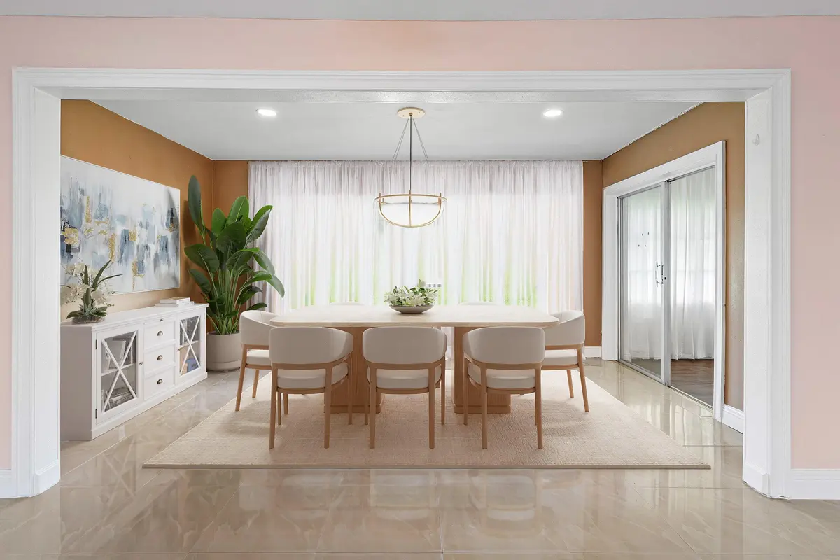 VStaged - Dining Rm at 106 NW 10th Court, Boynton Beach