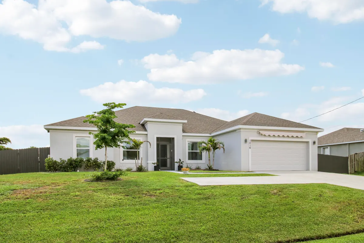 Beautiful Front Exterior at 1016 SW Paar Drive, Port St. Lucie