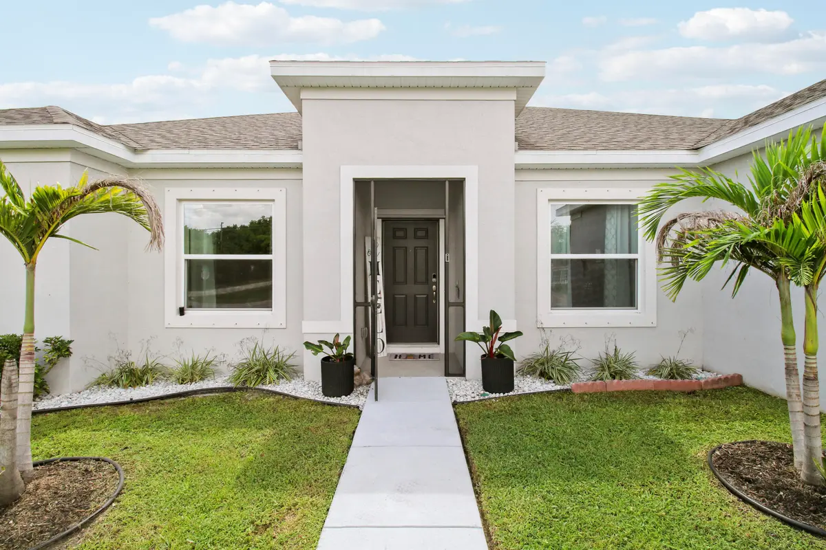 Elegant Front Entryway at 1016 SW Paar Drive, Port St. Lucie