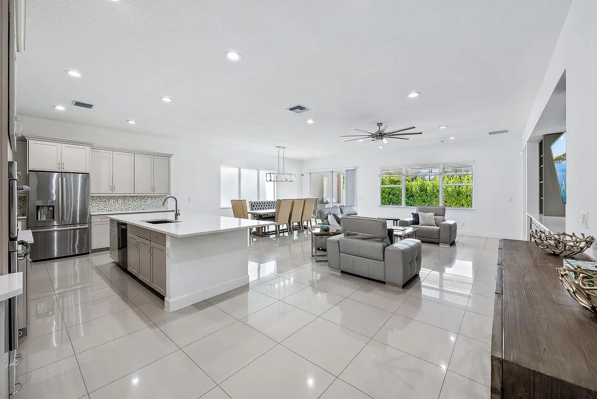 Kitchen, Living & Dining Room at 8604 Dumford Lane, Lake Worth