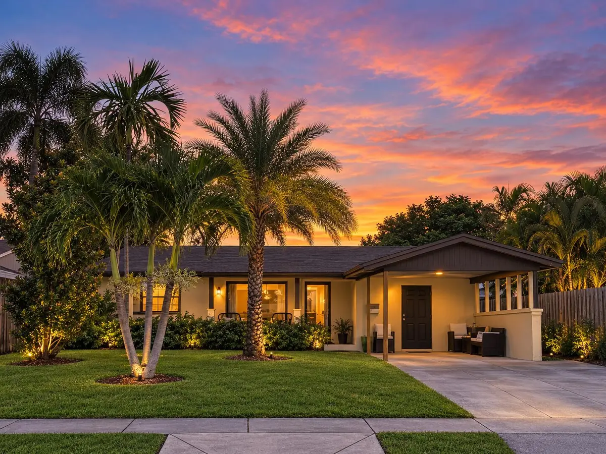 Front Twlight at 360 NE 56TH Street, Oakland Park